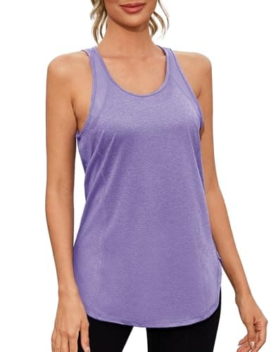 Gyabnw Camiseta Tirantes Mujer Deportiva Sin Mangas Ligera y Transpirable Tops Camisetas Atléticas Mujer Cómoda para Entrenamiento y Ejercicio