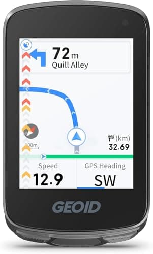 GEOID CC700 GPS Ciclocomputador Bicicleta Sin Cables con Gran Pantalla Color 2,8 Pulgadas – Ciclocomputador GPS Bicicleta con Navegación por Ruta, Ant+ & Bluetooth, IPX7 Impermeable, Autonomía 15-25H