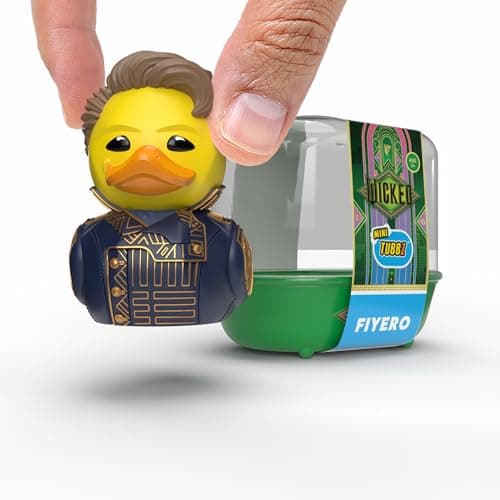 TUBBZ Mini: Wicked For Good - Prince Fiyero Figura Mini Coleccionable de Pato de Goma Disfrazado