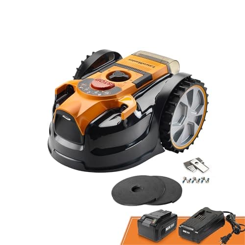 Lawnmaster OcuMow®16 Cortacésped robótico inalámbrico para céspedes autopropulsados ​​de hasta 200 m², Sistema antiobstáculos, Cable sin límite VBRM16 Plus