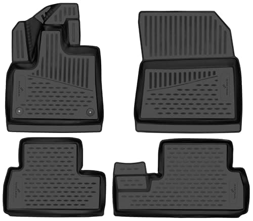 WALSER Alfombrillas de goma a medida XTR compatible con Peugeot Rifter/Citroen Berlingo 2018 - Hoy, 5 plazas