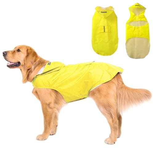 Sikweny Chaleco Reflectante para Perros Rayas Reflectantes Chaleco Perro con Elementos Reflectantes Diseño Ajustable para Paseos Nocturnos Aventuras al Aire Libre Compañeros（L