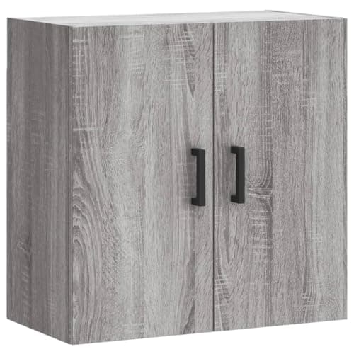 vidaXL Armario de Pared Madera de ingeniería Gris Sonoma 60x31x60 cm