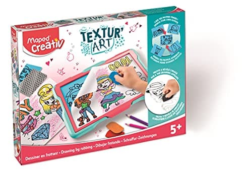 Maped Creativ Textur'Art Fashion - Bandeja de Dibujo para niños a Partir de 5 años, Multicolor