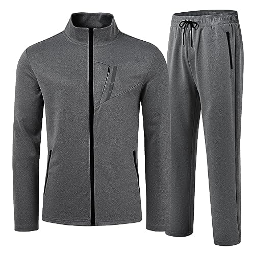 AjezMax Chandal de Jogging para Hombre Deportivo Chánda con Cremallera Chaqueta de Ropa y Pantalones de Running Ligero para Correr Entrenamiento