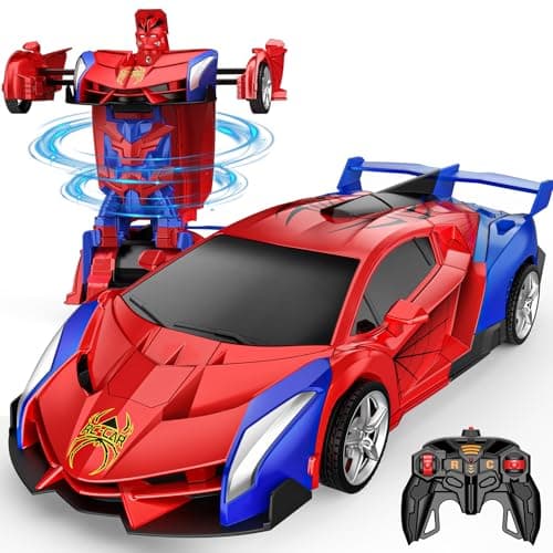 Braxel Coche Teledirigido Niños 3 4 5 6 7 8 Años, 2.4GHz Transforming RC Juguetes Monster Truck Regalo Niño 3-12 Años, Coche RC Robot Regalos para Niños de Pascua 2026