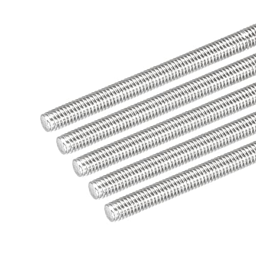 DMiotech 5 Paquete M3 x 400mm Totalmente Roscado Varilla 304 Inoxidable Acero Derecha Mano Roscas Varilla Barra Pernos Abrazaderas y U-Pernos