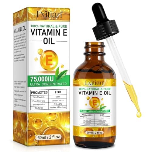 Vitamina E Liquida Pura, Aceite de Vitamina E, Productos para el cuidado de la piel que ayudan a reducir las estrias y las cicatrices, aceite de vitamina E orgánico natural para las cicatrices