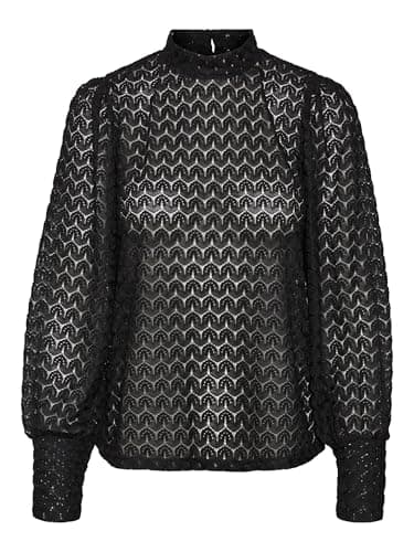 VERO MODA Blusa Femenina Blusa, Negro, L