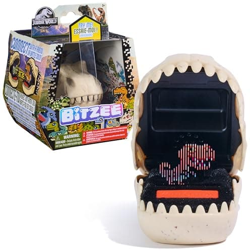 Bitzee - Mascota Digital Jurassic World - Mascota Virtual con 25 Dinosaurios Que Reacciona al Tacto con Interacciones y Sonidos - Juguetes Niños 5 Años + Dinosaurios Juguetes