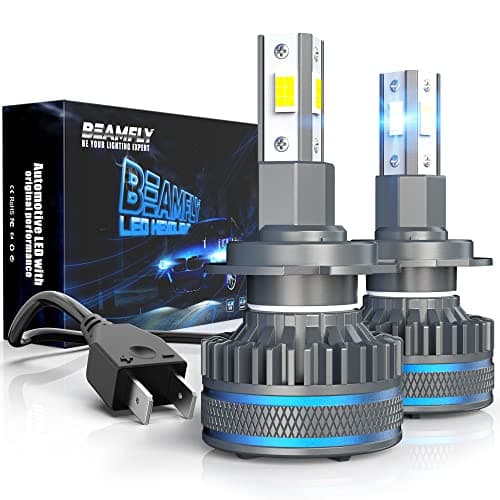 Bombillas H7 LED 36000LM para Faro Lenticular, BEAMFLY Kit de Conversión Halógena/Xenón, Lampara Delanteros Coche 12V 100W 6000K Luces Blancas