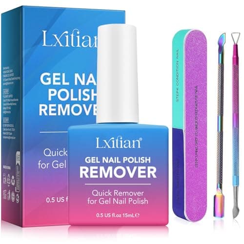 Removedor Esmalte Semipermanente, Quita Esmalte Semipermanentes para Uñas, Quitaesmalte Semipermanente, Elimina Fácil y Rápidamente y Fácilmente en 2-5 Minutos, Fórmula Natural, No daña las uñas