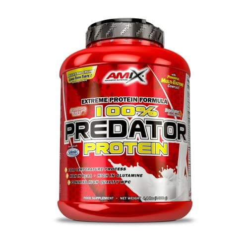 AMIX - Proteínas para Aumentar Masa Muscular - Predator - 2 Kg - Ayuda al Crecimiento Muscular - Libre de Aspartamo - Proteína de Suero de Calidad - Ideal para Batidos de Proteínas - Sabor Chocolate