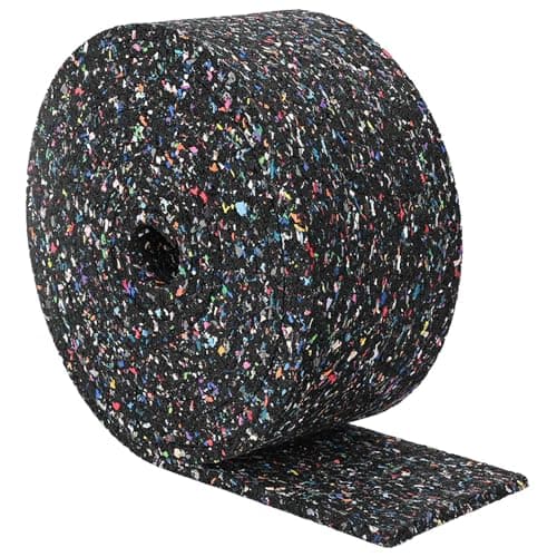 vidaXL Rollo de gránulos de caucho Negro 1000 x 10 x 0,3 cm Goma, Rollo de goma antideslizante, alfombra de oficina duradera, suelo minimalista, seguridad en interiores