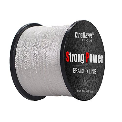 Dingbear 1093Yd/1000m 40LB/0.28mm Blanco LíNea De Pesca Trenzada GenéRica TiróN Super Fuerte LíNea De Cometa Cable De Red Tejida Cuerda De Pesca SúPer Fuerza…