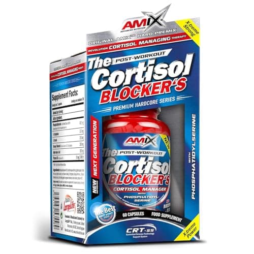 Amix The Cortisol Blocker´s 60 Caps es un producto basado en una combinación del reconocido fosfolípidofosfatidilserina y de extracto de Bacopa monnieri.