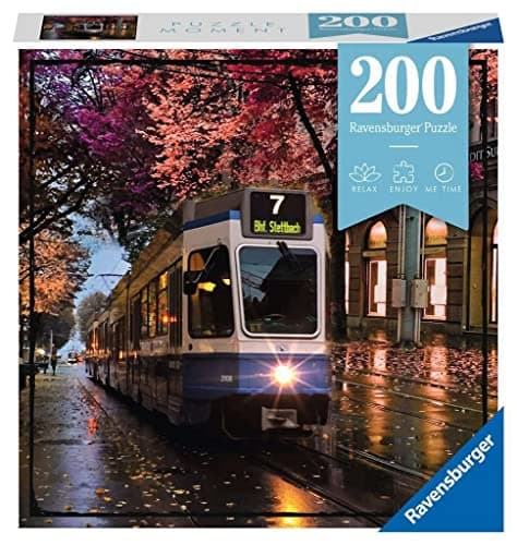 Ravensburger - Puzzle: Tranvia, 200 piezas, Puzzles para Adultos, Rompecabezas para Adultos, Regalos a Partir de 10 Años, Puzzle para Enmarcar, 33x21cm