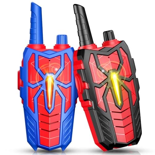 Toyokid Juguetes Niños 3 4 5 6 7 8 9 10 Años, Walkie Talkie Regalo Niño 3 4 5 6 7 8 9 10 Años Walkie Talkie Niños Juegos Exterior Niños Juguetes para Niños de 3-10 Años Regalos Cumpleaños Niños