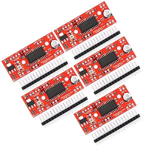 TECNOIOT 5 Unidades A3967 EasyDriver Stepper Motor Driver V44 Placa de Desarrollo