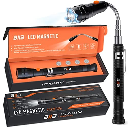 BIIB Regalo Dia del Padre, Regalos Originales para Hombre, Gadgets Tecnologicos, Herramienta Magnetica con LED, Regalo Hombre Cumpleaños Mujer, Día del Padre Regalos