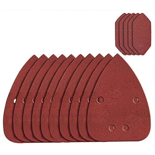 WORX WA2069 WA2069-Juego de 18 Hojas de Lija para lijadora de Detalles WX648 Gramajes 80, 120, 240, Negro