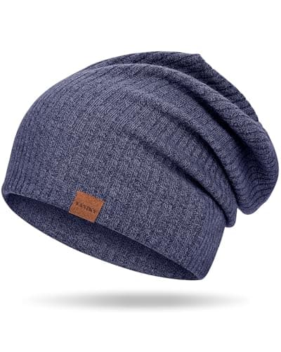 YANIKY Gorro Beanie Hombres y Mujeres, Gorro Ligero, Delgado, Suave y Respirable para Quimioterapia, Slouch Elástico y Antiviento para Otoño, Invierno y Primavera