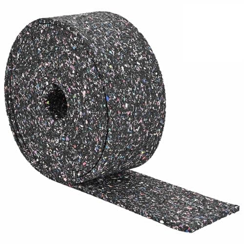 vidaXL Rollo de gránulos de caucho Negro 200 x 5 x 0,6 cm Goma, Rollo de goma antideslizante, alfombra de oficina duradera, suelo minimalista, seguridad en interiores