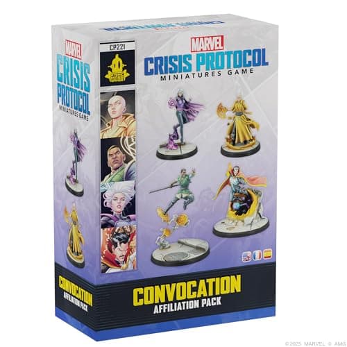 Asmodee, Marvel: Crisis Protocol – Convocation, Affiliation Pack, Atomic Mass Games, Tabletop, 2 Jugadores, from Age 14+, 90-120 Minutes, English, French and Spanish