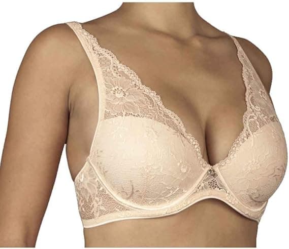 Selene, Bralette de Encaje con Copa Forrada Acolchada y Aro, Sujetador de Mujer Colección Irina