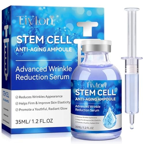 Sérum de células madre para cara y cuerpo, suero de microneedling, ampolla antiedad para reducir las arrugas y reafirmar la piel, esencia facial hidratante para usar con y sin micro agujas