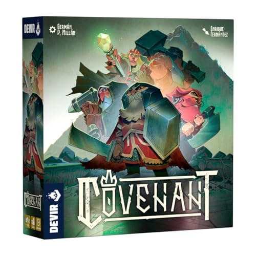 Devir - Covenant – Juego de Mesa de Estrategia Épica Enanos | Recupera la Montaña Sagrada | 1-4 Jugadores, 100 min, Autor de Bitoku y Sabika | Aventura Fantástica y Cooperativa (BGCOVSE)