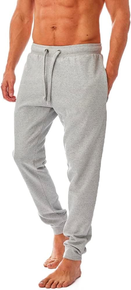 Iron Mountain Pantalones de chándal de Trabajo para Hombre de Hilo recuperado, Pantalones Jogger con puños