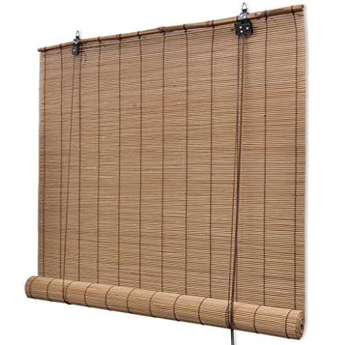 vidaXL Estor Enrollable Bambú Natural 120x220 cm Persiana Venecianas Ventana
