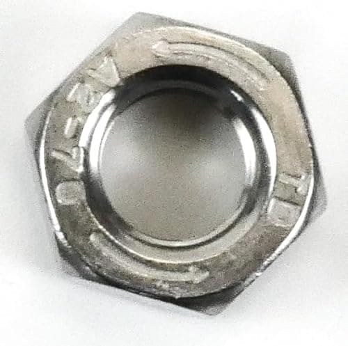 DAUMLINK® Tuerca hexagonal con rosca izquierda DIN 934 – Acero inoxidable A2 (V2A) | Tuerca inox resistente a la corrosión | Equivalente UNI 5588 / EN ISO 4032 | 25 piezas – varias medidas (M12LH)