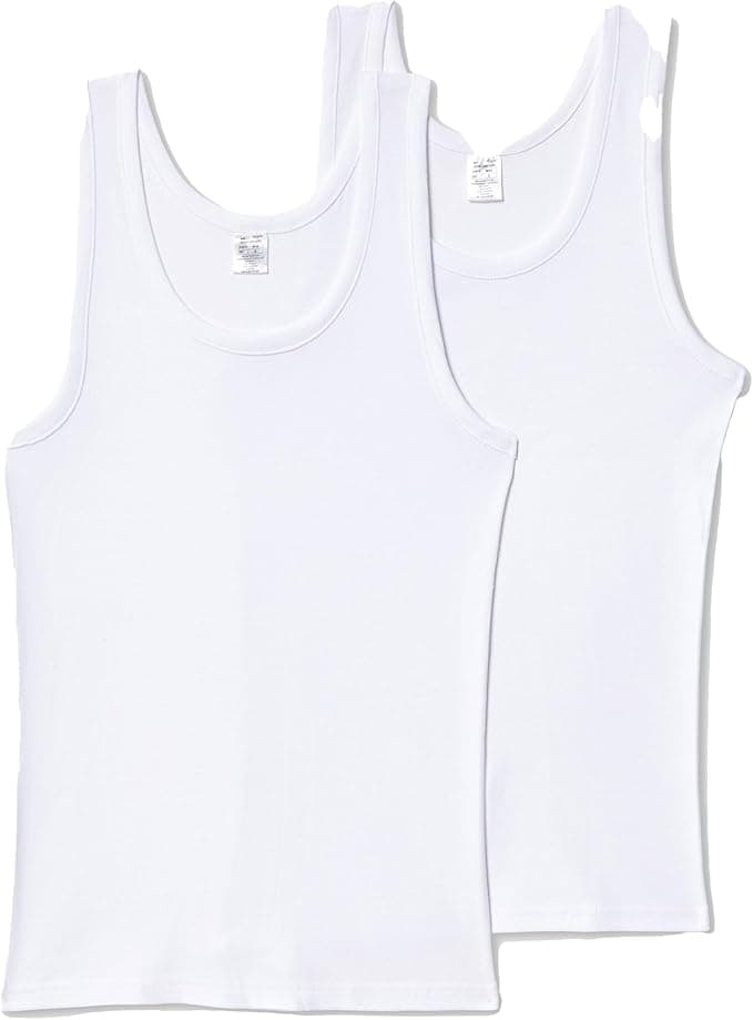 Abanderado Pack de camisetas de tirantes Clásico Algodón 100% Hombre x2