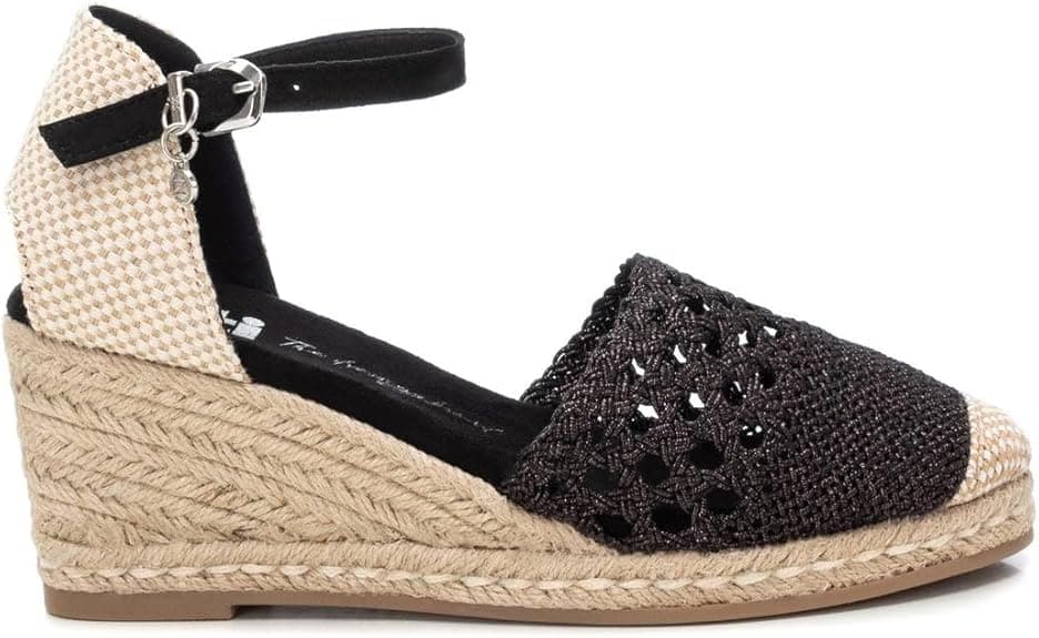 XTI 142333 Sandalias con cuña tipo alpargatasMujer