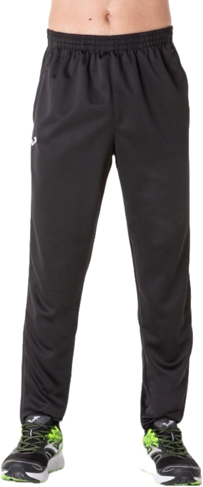 Joma - Pantalón Deportivo Hombre, 6XS - 3XL - Ideal para Entrenamiento, Bajos y Bolsillos con Cremallera - Ajuste de Cintura Elástica con Cordón - Staff