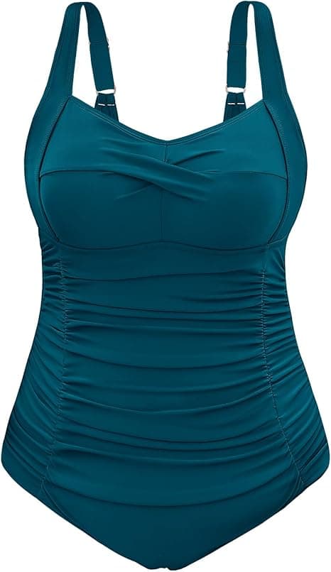 Bañador Mujer Reductor Barriga Tallas Grandes Push Up con Relleno Sexy Swimsuit Adecuado para Mujeres de Talla Grande Colores de Moda L-4XL