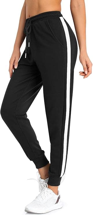 BENNIES Pantalon de Chandal Mujer Algodon Pantalones Mujer Invierno Jogger Pantalones Deportivos Largos Elastica Sweatpants con Bolsillos para Correr Running Casual Fitness Gimnasio Jogging