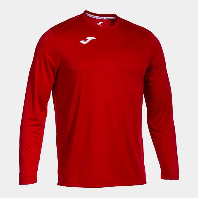 Joma - Camiseta Deportiva Manga Larga Hombre , 6XS - 3XL - Transpirable y Secado Rápido - Combi