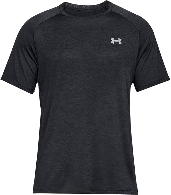Under Armour Hombre Camiseta Tecnología 2.0, Black Camo/White