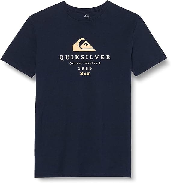 Quiksilver First Fire - Camiseta para Hombre (Paquete de 1)