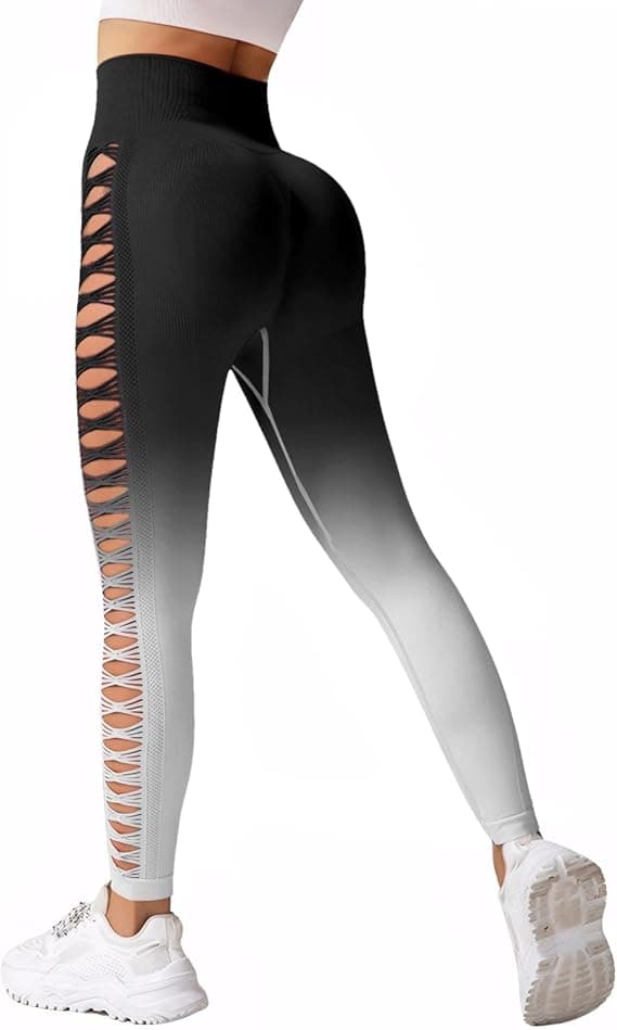 Leggins Deportivos Mujer Push Up Pantalones Deportivos Opacos Cintura Alta Mallas Deporte Elásticos para Yoga Fitness Gym