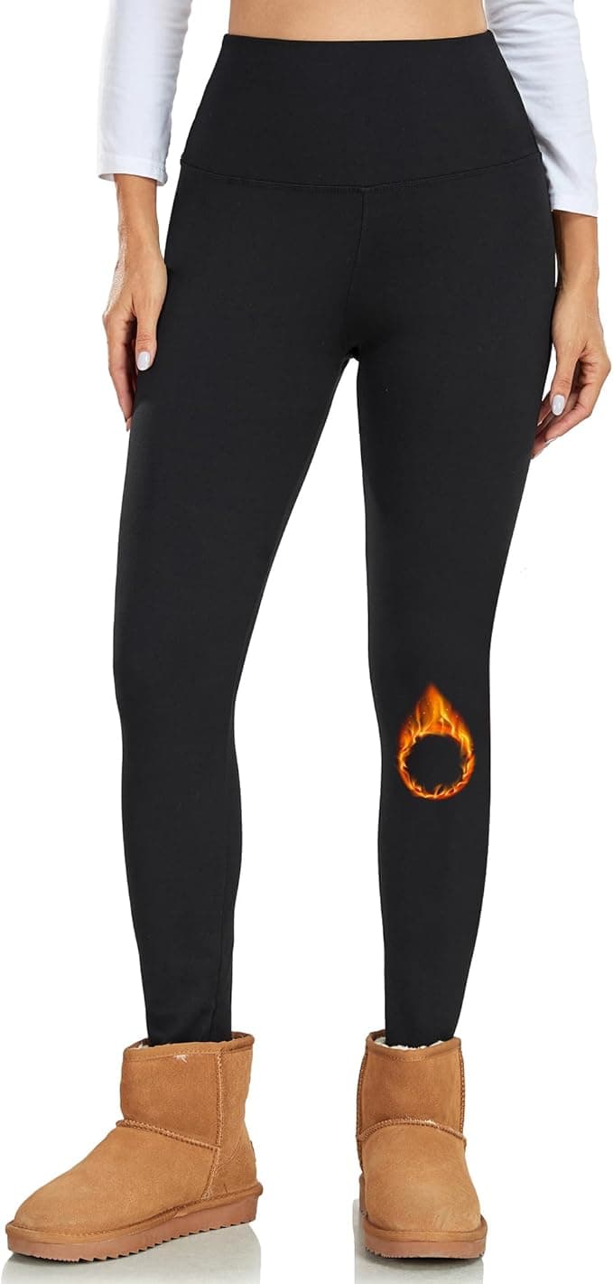 Leggins Termicos Mujer Invierno Cintura Alta Pantalones Mallas Termicas Cálidos Forro Polar Leggings Mujer