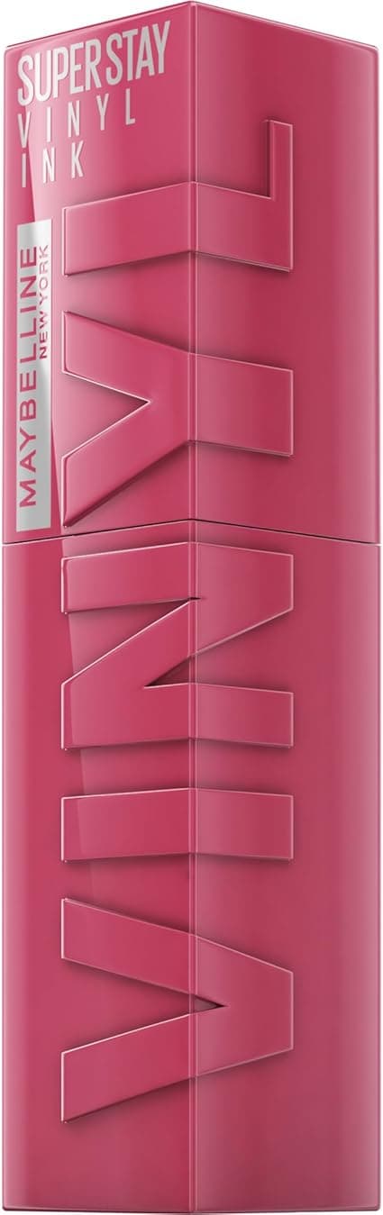 Maybelline New York Superstay Vinyl Ink, Pintalabios Efecto Vinilo, Vinilo Fijo, Larga Duración, Tono 20 Coy