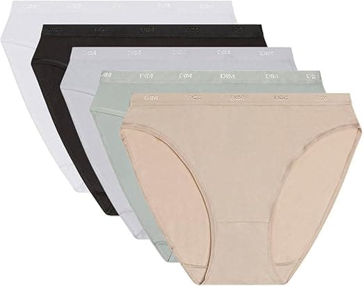 Dim Lote de 5 Slips Algodón X5 Bragas Mujer (Pack de 5)