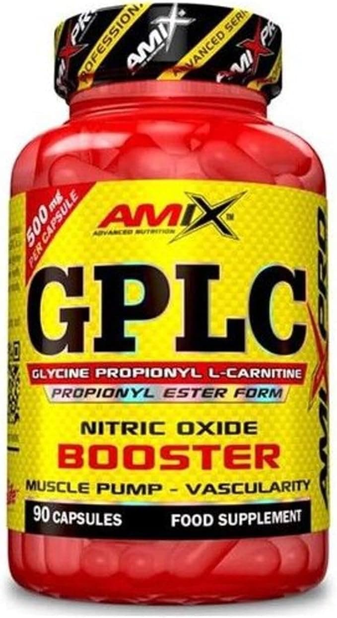Amix GPLC es un complemento alimenticio en cápsulas a base del ester propionil de carnitina y de glicina. Amix® GPLC es una variedad especial de “amino-carnitina” - 90 Caps