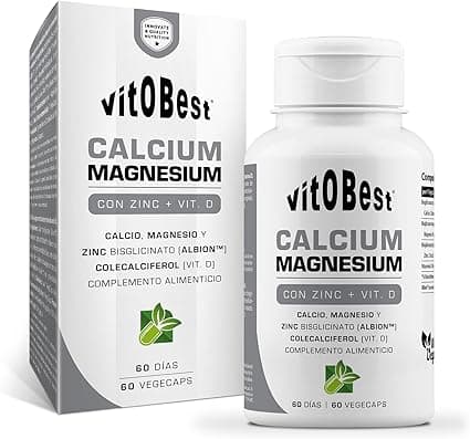 Vit.O.Best Calcio Magnesio Vit D3 60 Caps 60 Capsulas 300 g