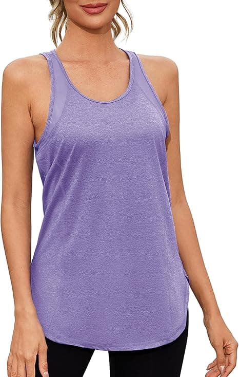 Gyabnw Camiseta Tirantes Mujer Deportiva Sin Mangas Ligera y Transpirable Tops Camisetas Atléticas Mujer Cómoda para Entrenamiento y Ejercicio