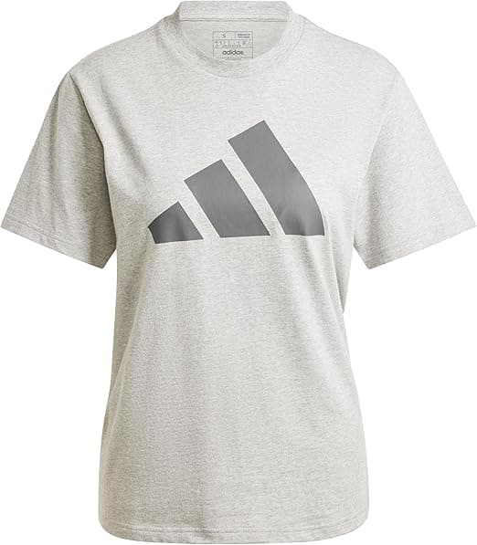 adidas Camiseta de entrenamiento de 3 rayas para mujer
